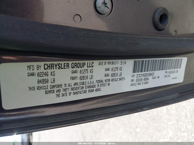 2014 Dodge Challenger Sxt მანქანა იყიდება აუქციონზე, vin: 2C3CDYAG9EH298423, აუქციონის ნომერი: 45631823