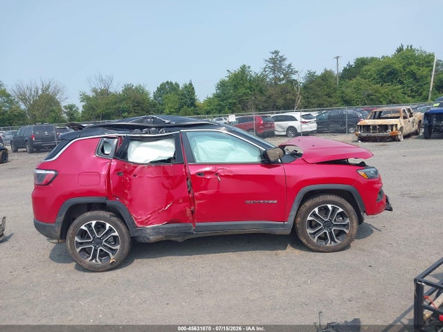 45631870 :رقم المزاد ، 3C4NJDCN7PT523384 vin ، 2023 Jeep Compass Limited 4x4 مزاد بيع