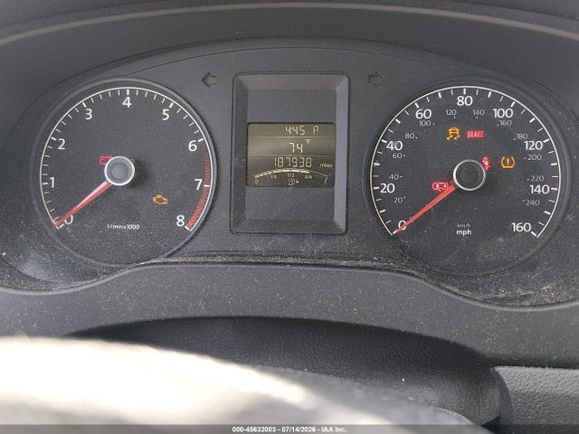 45632003 :رقم المزاد ، 3VW2K7AJ8CM120615 vin ، 2012 Volkswagen Jetta 2.0l S مزاد بيع