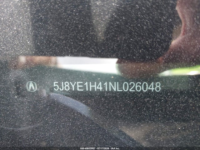 Продажа на аукционе авто 2022 Acura Mdx Technology Package, vin: 5J8YE1H41NL026048, номер лота: 45632007