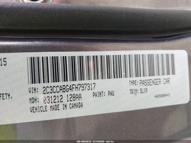 2015 Chrysler 300 300s მანქანა იყიდება აუქციონზე, vin: 2C3CCABG4FH797317, აუქციონის ნომერი: 45632015