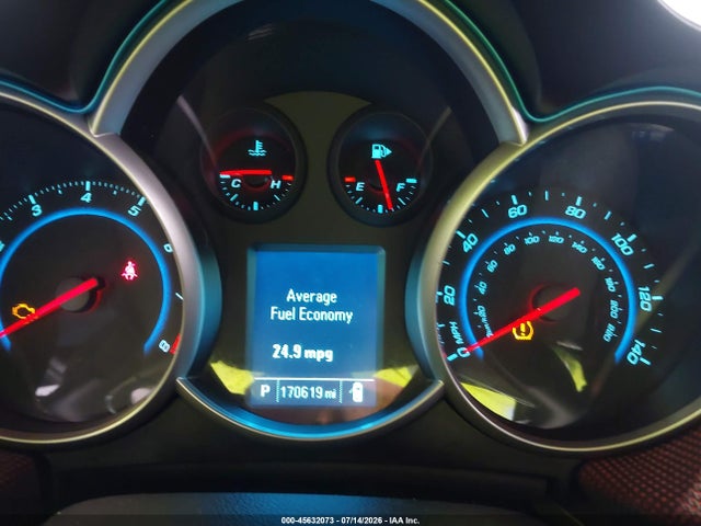 Продаж на аукціоні авто 2012 Chevrolet Cruze 1lt, vin: 1G1PF5SC7C7181412, номер лоту: 45632073