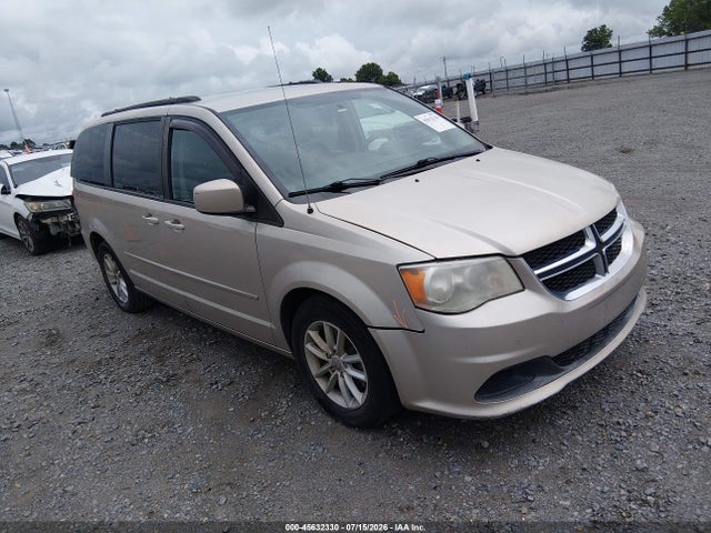 2014 Dodge Grand Caravan Sxt მანქანა იყიდება აუქციონზე, vin: 2C4RDGCG1ER253127, აუქციონის ნომერი: 45632330