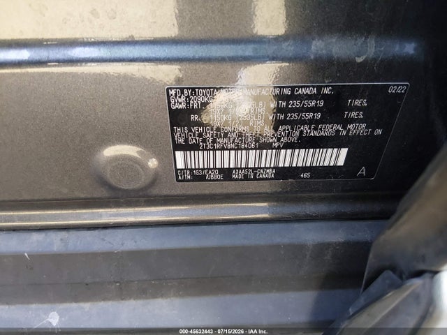 Toyota Rav4 Xle Premium 2022 2T3C1RFV8NC184061 Image 9