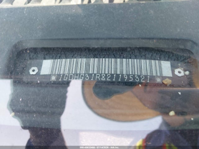 45632466 :رقم المزاد ، 1GDHG31R821195321 vin ، 2002 Gmc Savana Cutaway Standard مزاد بيع