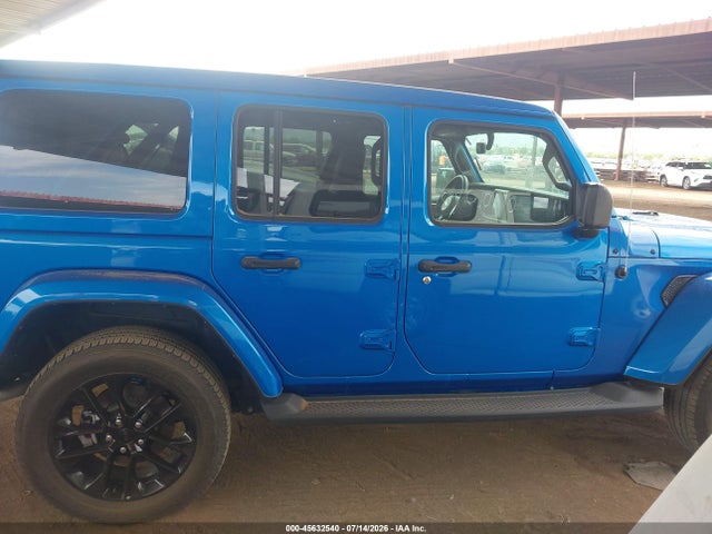 45632540 :رقم المزاد ، 1C4JJXP64PW651353 vin ، 2023 Jeep Wrangler 4xe Sahara 4x4 مزاد بيع