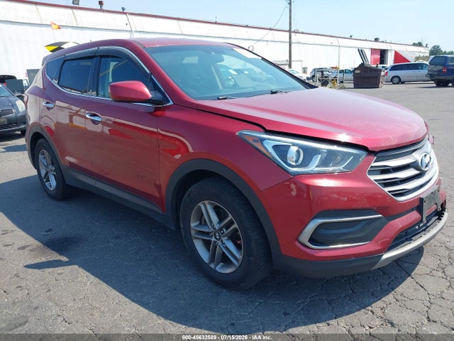 45632589 :رقم المزاد ، 5XYZTDLB6JG530343 vin ، 2018 Hyundai Santa Fe Sport 2.4l مزاد بيع