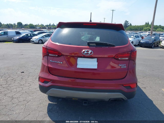 45632589 :رقم المزاد ، 5XYZTDLB6JG530343 vin ، 2018 Hyundai Santa Fe Sport 2.4l مزاد بيع