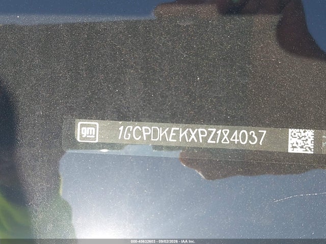 Продаж на аукціоні авто 2023 Chevrolet Silverado 1500 4wd  Short Bed Lt With 2fl, vin: 1GCPDKEKXPZ184037, номер лоту: 45632603