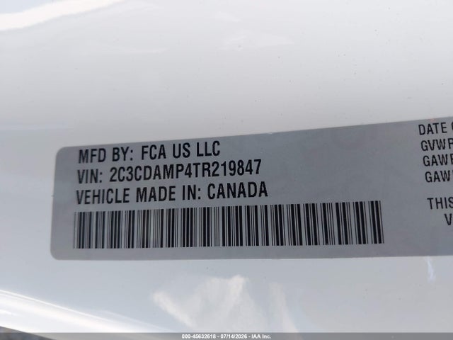 Dodge Charger Scat Pack 2-door Awd 2026 2C3CDAMP4TR219847 Image 9