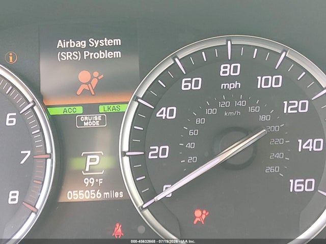 2019 Acura Tlx Standard მანქანა იყიდება აუქციონზე, vin: 19UUB1F39KA007921, აუქციონის ნომერი: 45632668