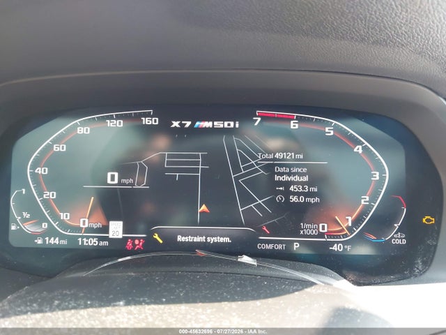 Продаж на аукціоні авто 2022 Bmw X7 M50i, vin: 5UXCX6C01N9L68034, номер лоту: 45632696