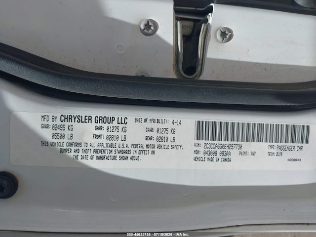 Aukcja sprzedaży 2014 Chrysler 300 300s, vin: 2C3CCAGG0EH297730, numer aukcji: 45632758