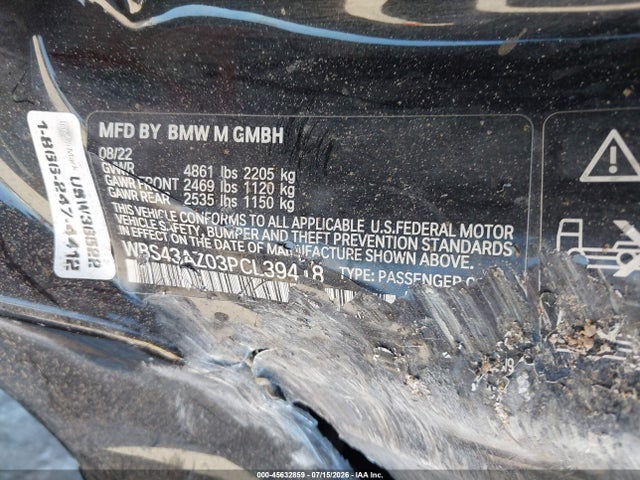 BMW M4 Competition Xdrive 2023 WBS43AZ03PCL39418 Image 9