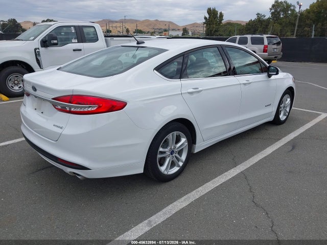 3FA6P0UUXJR243566 Ford Fusion Hybrid S
