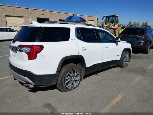 45632999 :رقم المزاد ، 1GKKNMLS5LZ160250 vin ، 2020 Gmc Acadia Fwd Slt مزاد بيع