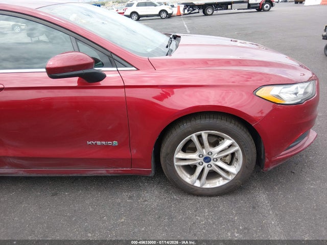 3FA6P0LUXJR158728 Ford Fusion Hybrid Se