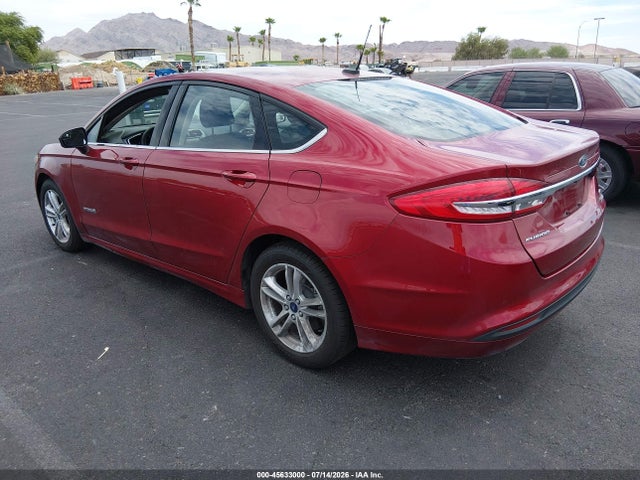 3FA6P0LUXJR158728 Ford Fusion Hybrid Se