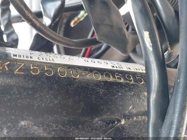 1980 Kawasaki Kz550 მანქანა იყიდება აუქციონზე, vin: KZ550C003955, აუქციონის ნომერი: 45633201