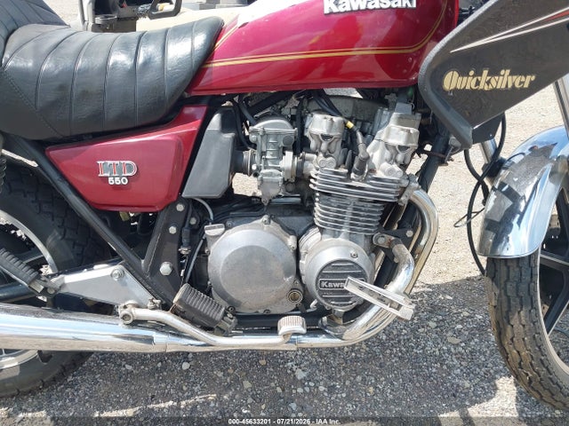 1980 Kawasaki Kz550 მანქანა იყიდება აუქციონზე, vin: KZ550C003955, აუქციონის ნომერი: 45633201
