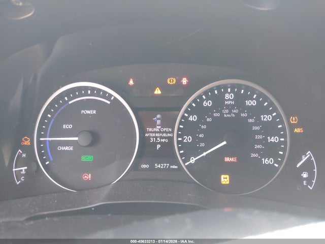 2015 Lexus Es 300h მანქანა იყიდება აუქციონზე, vin: JTHBW1GGXF2086610, აუქციონის ნომერი: 45633213