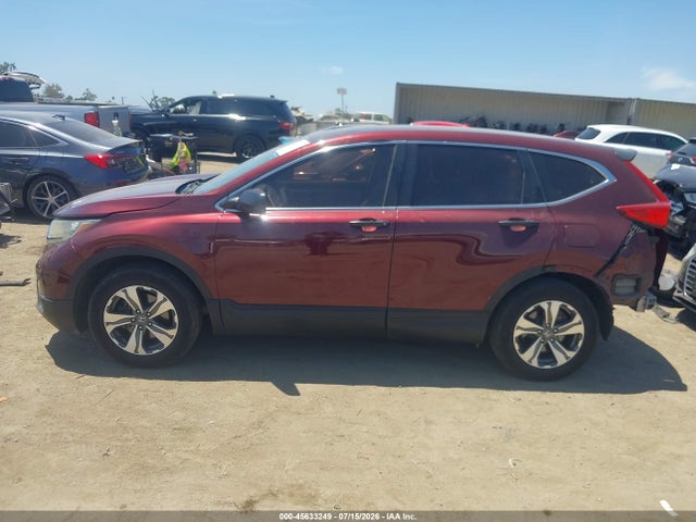2018 Honda Cr-v Lx მანქანა იყიდება აუქციონზე, vin: 2HKRW5H31JH405600, აუქციონის ნომერი: 45633249
