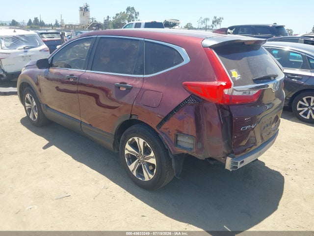 2018 Honda Cr-v Lx მანქანა იყიდება აუქციონზე, vin: 2HKRW5H31JH405600, აუქციონის ნომერი: 45633249