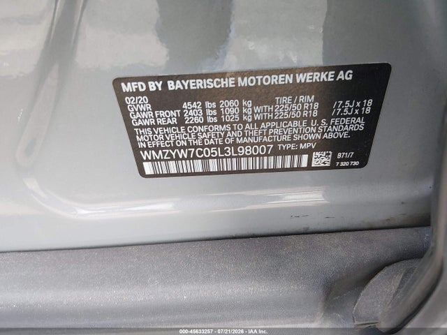 Mini Countryman Cooper S 2020 WMZYW7C05L3L98007 Image 9