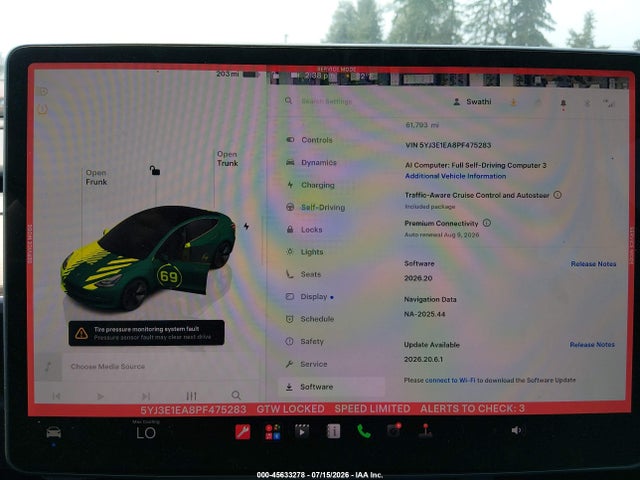 Tesla Model 3 Rear-wheel Drive 2023 5YJ3E1EA8PF475283 Image 17