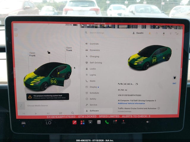 Tesla Model 3 Rear-wheel Drive 2023 5YJ3E1EA8PF475283 Image 18