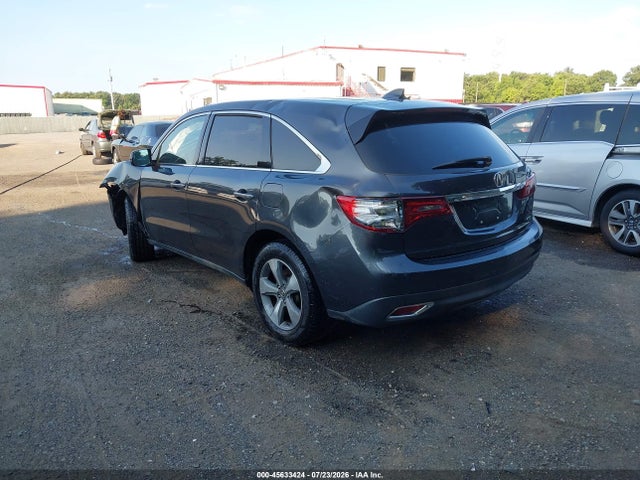 45633424 :رقم المزاد ، 5FRYD4H23GB058070 vin ، 2016 Acura Mdx Acurawatch Plus Package مزاد بيع