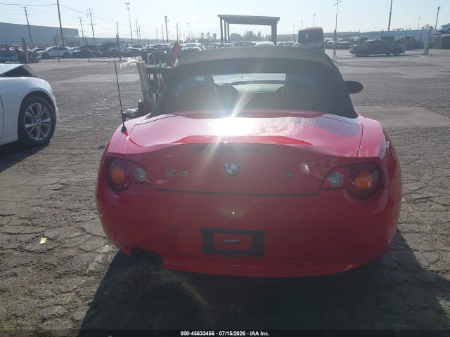 45633456 :رقم المزاد ، 4USBT33594LS50246 vin ، 2004 Bmw Z4 2.5i مزاد بيع