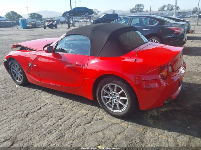 45633456 :رقم المزاد ، 4USBT33594LS50246 vin ، 2004 Bmw Z4 2.5i مزاد بيع