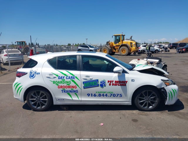 45633583 :رقم المزاد ، JTHKD5BH5C2092842 vin ، 2012 Lexus Ct 200h Premium مزاد بيع