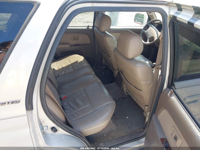 45633663 :رقم المزاد ، JT3GN87R8X0119769 vin ، 1999 Toyota 4runner Limited V6 مزاد بيع