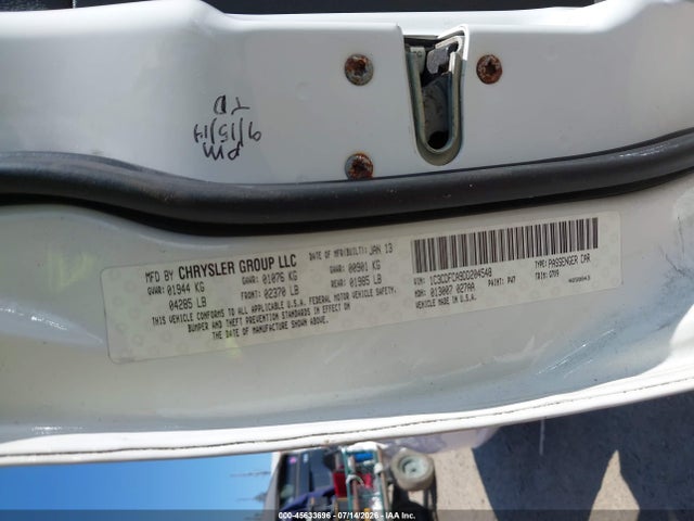 Продажа на аукционе авто 2013 Dodge Dart Limited, vin: 1C3CDFCA9DD204548, номер лота: 45633696