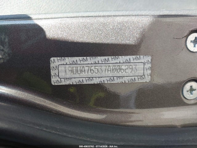 Aukcja sprzedaży 2007 Acura Tl Type S, vin: 19UUA76537A006293, numer aukcji: 45633762