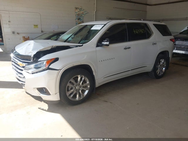 45633823 :رقم المزاد ، 1GNEVKKW8JJ256328 vin ، 2018 Chevrolet Traverse High Country مزاد بيع