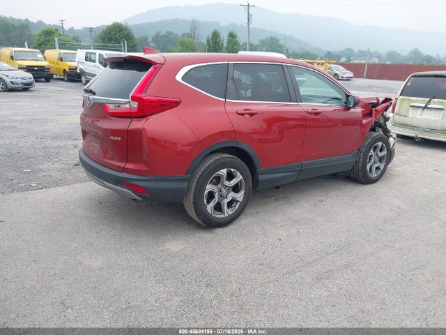 Auction sale of the 2019 Honda Cr-v Ex, vin: 5J6RW2H52KL017136, lot number: 45634196