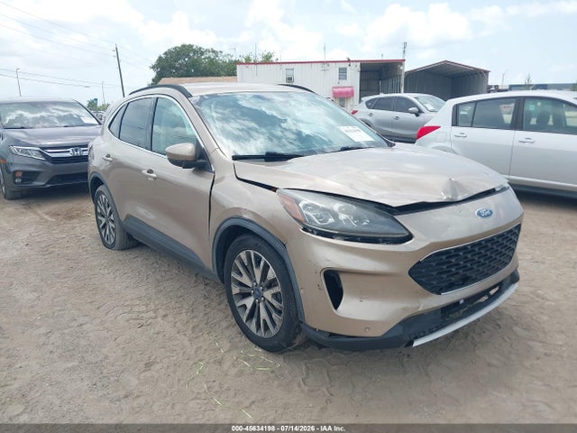 2020 Ford Escape Titanium Hybrid მანქანა იყიდება აუქციონზე, vin: 1FMCU0DZ1LUA39554, აუქციონის ნომერი: 45634198