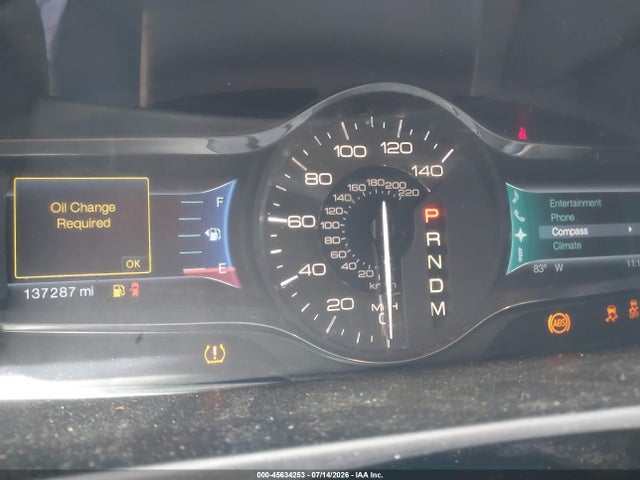 45634253 :رقم المزاد ، 2LMDJ8JK9BBJ32379 vin ، 2011 Lincoln Mkx مزاد بيع