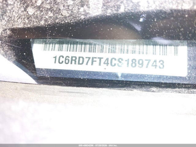 45634296 :رقم المزاد ، 1C6RD7FT4CS189743 vin ، 2012 Ram 1500 Express مزاد بيع