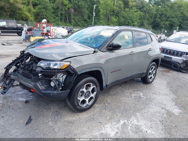 Продаж на аукціоні авто 2022 Jeep Compass Trailhawk 4x4, vin: 3C4NJDDB9NT235805, номер лоту: 45634320