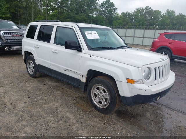 2016 Jeep Patriot Sport მანქანა იყიდება აუქციონზე, vin: 1C4NJPBA6GD525293, აუქციონის ნომერი: 45634323