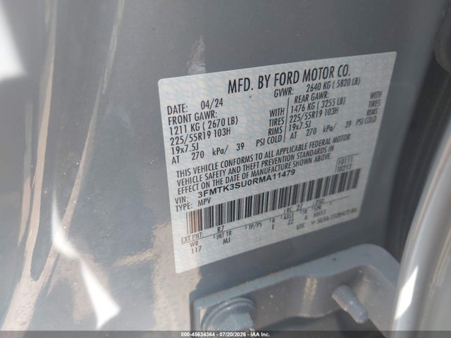 Ford Mustang Mach-e Premium 2024 3FMTK3SU0RMA11479 Image 9