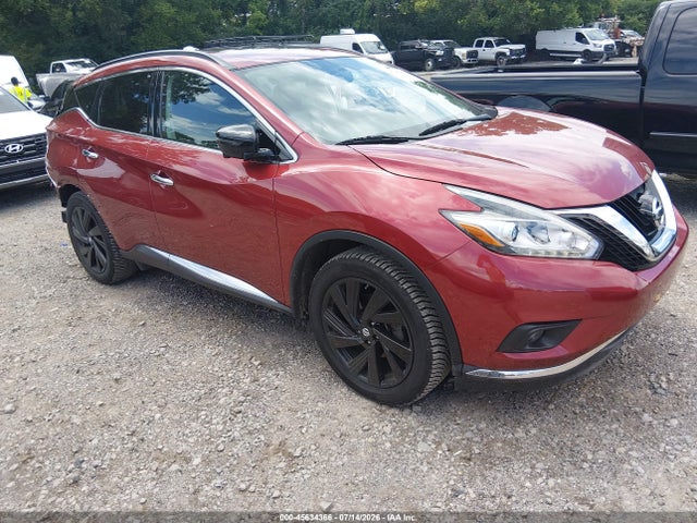 2017 Nissan Murano Platinum მანქანა იყიდება აუქციონზე, vin: 5N1AZ2MG1HN170133, აუქციონის ნომერი: 45634366