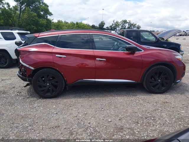 45634366 :رقم المزاد ، 5N1AZ2MG1HN170133 vin ، 2017 Nissan Murano Platinum مزاد بيع