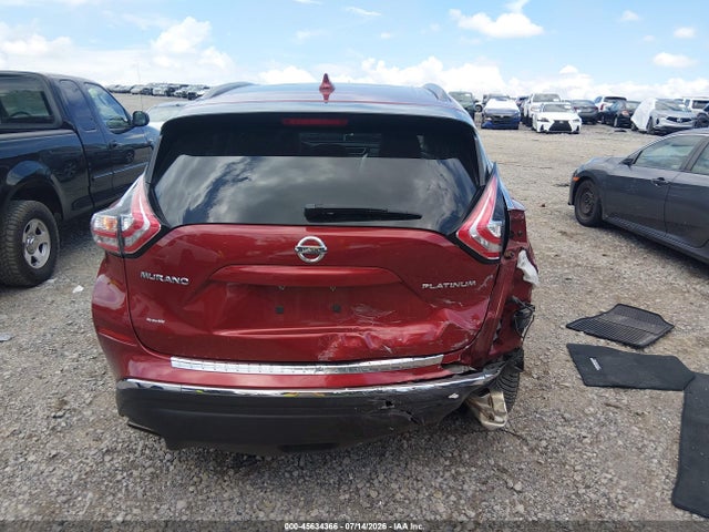 45634366 :رقم المزاد ، 5N1AZ2MG1HN170133 vin ، 2017 Nissan Murano Platinum مزاد بيع