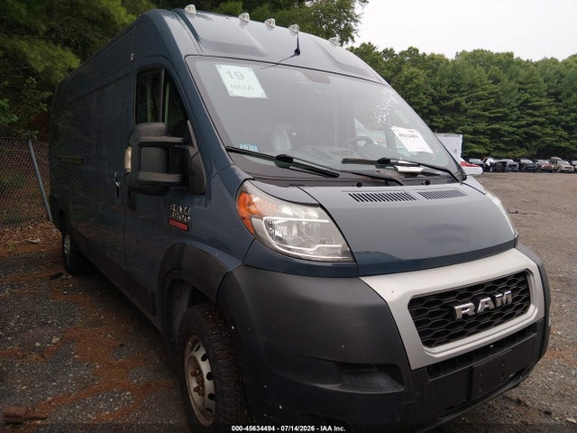 45634494 :رقم المزاد ، 3C6URVJG8LE124780 vin ، 2020 Ram Promaster 3500 Cargo Van High Roof 159 Wb Ext مزاد بيع