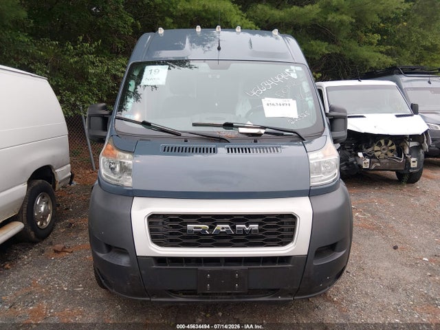 45634494 :رقم المزاد ، 3C6URVJG8LE124780 vin ، 2020 Ram Promaster 3500 Cargo Van High Roof 159 Wb Ext مزاد بيع